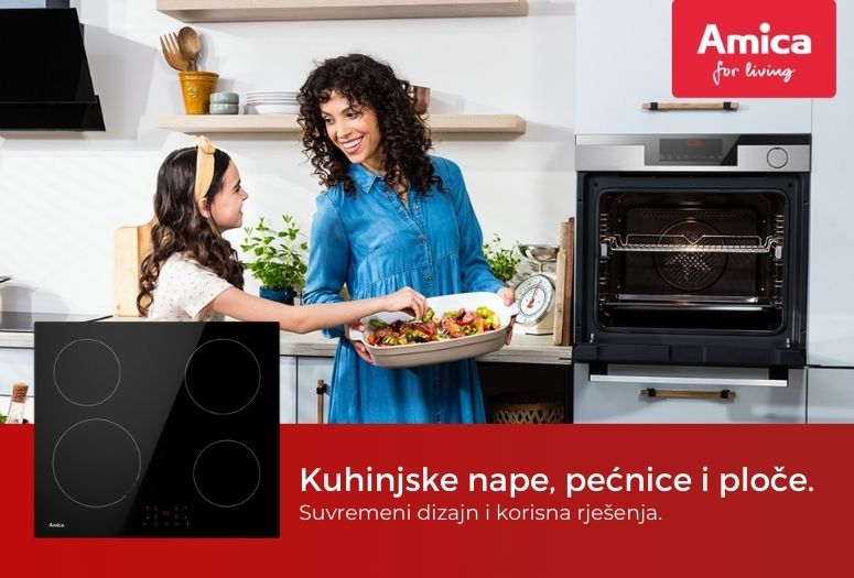 Kuhinjske nape pecnice i ploce Amica